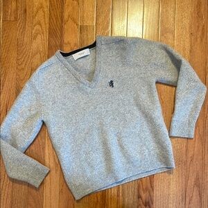 Pringle of Scotland 100% Lambswool Gray Sweater
